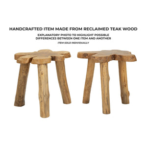 Tavolino Natura 14, Marrone, Legno, 47x50x50 cm, Seven Design