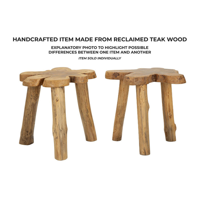 Tavolino Natura 14, Marrone, Legno, 47x50x50 cm, Seven Design