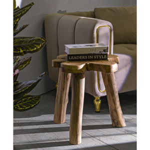 Tavolino Natura 14, Marrone, Legno, 47x50x50 cm, Seven Design