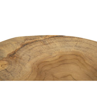 Sgabello Basso Natura 12, Marrone, Legno, 35x35x45 cm, Seven Design