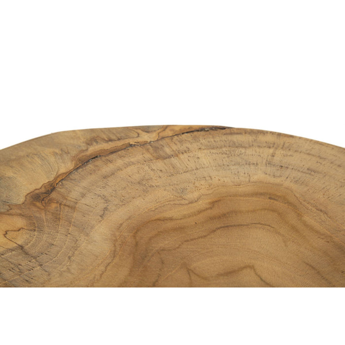 Sgabello Basso Natura 12, Marrone, Legno, 35x35x45 cm, Seven Design