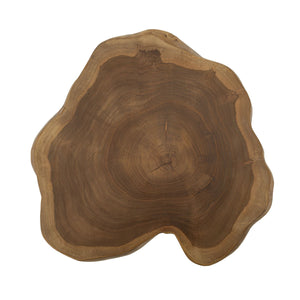 Sgabello Basso Natura 11, Marrone, Legno, 38x38x45 cm, Seven Design