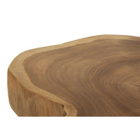 Sgabello Basso Natura 11, Marrone, Legno, 38x38x45 cm, Seven Design