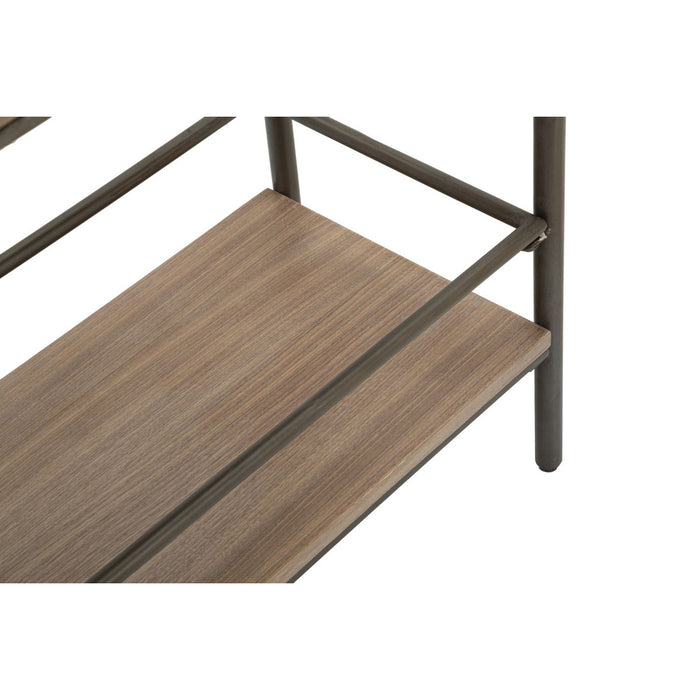Tavolo Consolle MF610, Marrone, Legno, 100x42x110 cm, Seven Design