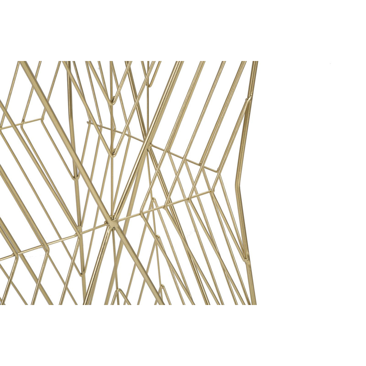 Tavolino MF594, Oro, Metallo, 50x50x100 cm, Seven Design