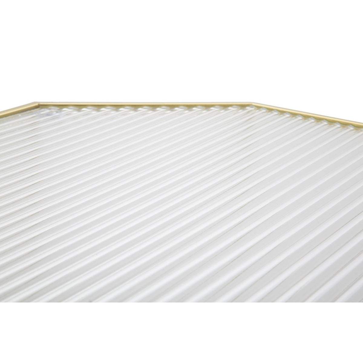 Tavolino MF598, Oro, Metallo, 50x46x100 cm, Seven Design