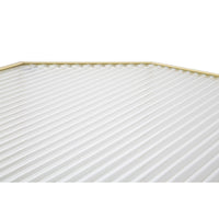 Tavolino MF598, Oro, Metallo, 50x46x100 cm, Seven Design