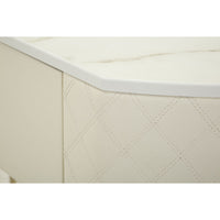 Tavolo Consolle MF607, Bianco, Legno, 100x40x75 cm, Seven Design