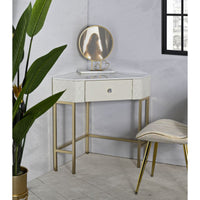 Tavolo Consolle MF608, Bianco, Legno, 84,5x60x77 cm, Seven Design