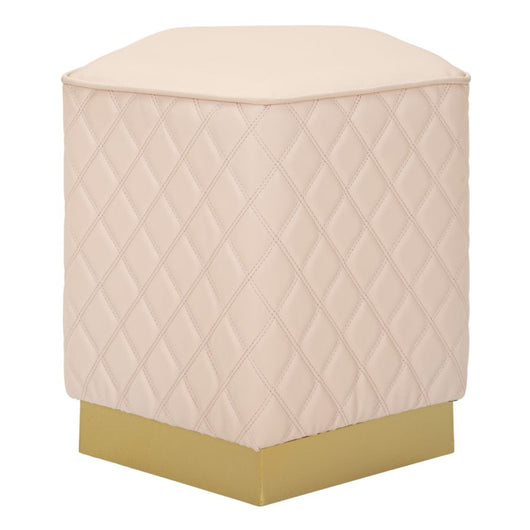 Pouf MF353, Rosa, Legno, 38x38x38 cm, Seven Design