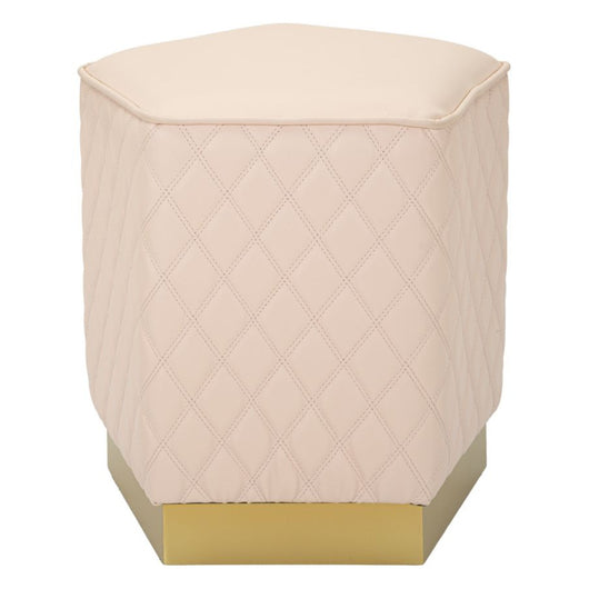 Pouf MF353, Rosa, Legno, 38x38x38 cm, Seven Design