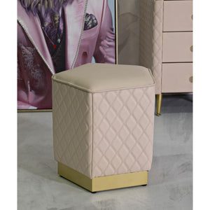 Pouf MF353, Rosa, Legno, 38x38x38 cm, Seven Design