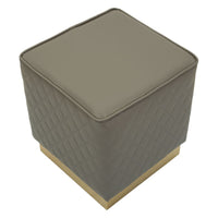 Pouf MF352, Grigio, Legno, 38x38x38 cm, Seven Design