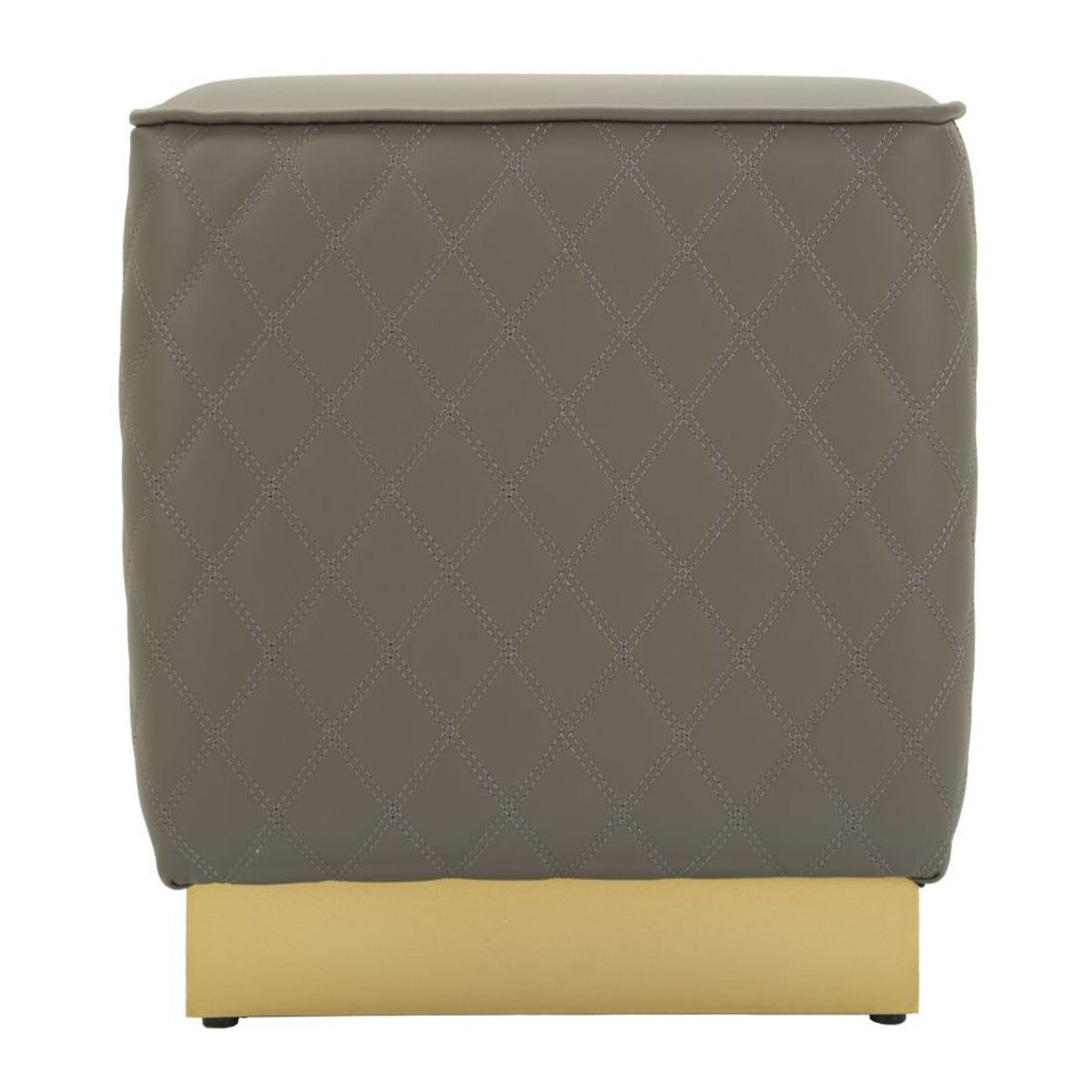 Pouf MF352, Grigio, Legno, 38x38x38 cm, Seven Design
