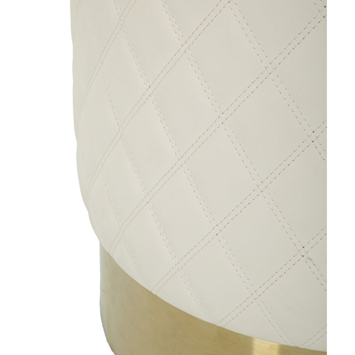 Pouf MF354, Bianco, Legno, 36x36x39 cm, Seven Design
