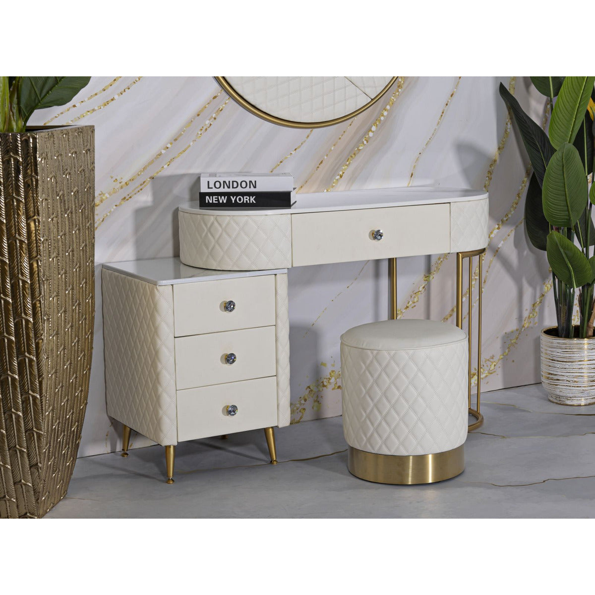 Pouf MF354, Bianco, Legno, 36x36x39 cm, Seven Design