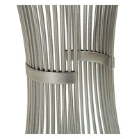 Tavolino MF582, Argento, Marmo, 40x40x79 cm, Seven Design