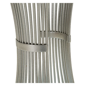 Tavolino MF582, Argento, Marmo, 40x40x79 cm, Seven Design