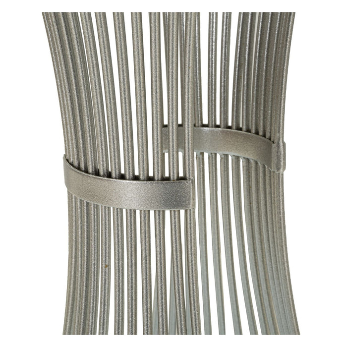 Tavolino MF582, Argento, Marmo, 40x40x79 cm, Seven Design