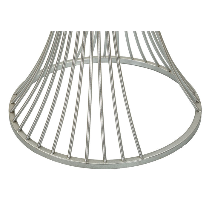 Tavolino MF582, Argento, Marmo, 40x40x79 cm, Seven Design