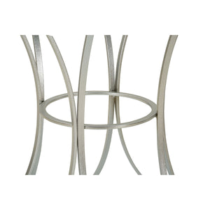 Tavolino MF564, Argento, Metallo, 56x56x68 cm, Seven Design