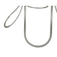 Tavolino MF564, Argento, Metallo, 56x56x68 cm, Seven Design