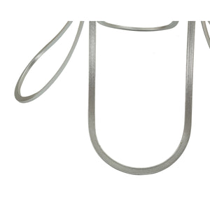 Tavolino MF564, Argento, Metallo, 56x56x68 cm, Seven Design