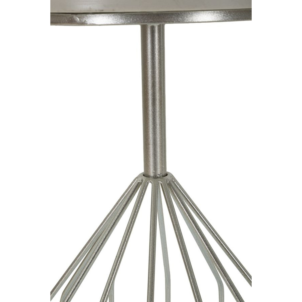 Tavolino MF532, Argento, Marmo, 37,5x37,5x58 cm, Seven Design