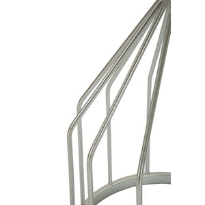 Tavolino MF532, Argento, Marmo, 37,5x37,5x58 cm, Seven Design