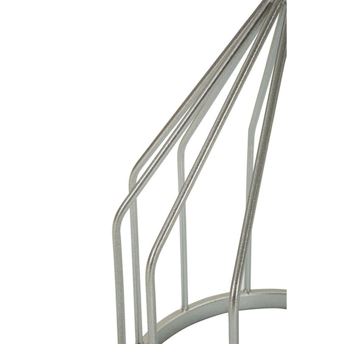 Tavolino MF532, Argento, Marmo, 37,5x37,5x58 cm, Seven Design