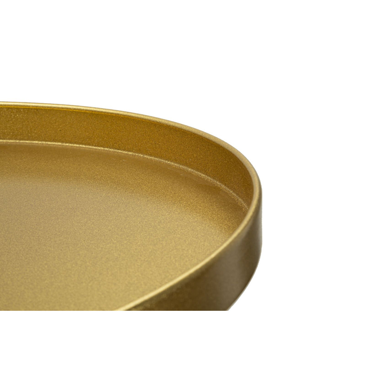 Tavolino MF578, Oro, Metallo, 51x51x100 cm, Seven Design