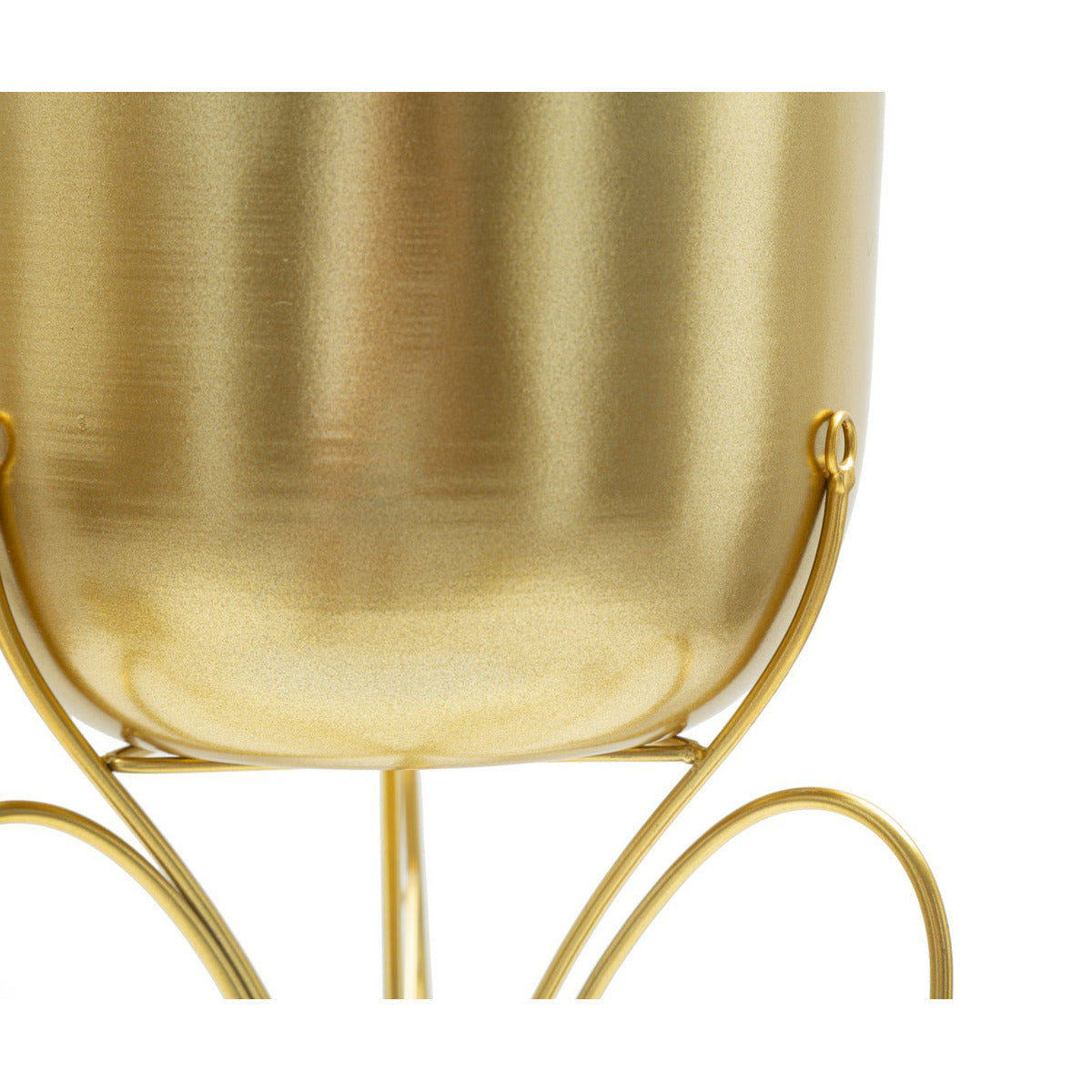 Vaso per Piante Farfalla 4, Oro, Metallo, 22x22x45 cm, Seven Design