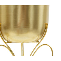 Vaso per Piante Farfalla 4, Oro, Metallo, 22x22x45 cm, Seven Design