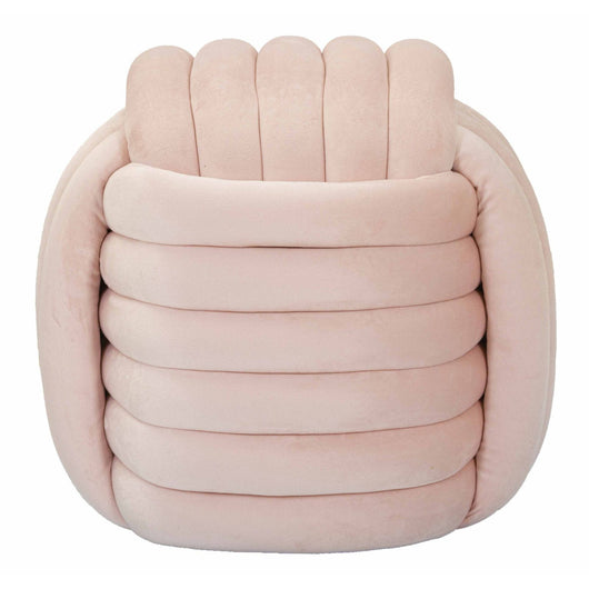 Pouf Gomitolo 5, Rosa, Cotone, 45x45x45 cm, Seven Design