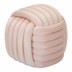 Pouf Gomitolo 5, Rosa, Cotone, 45x45x45 cm, Seven Design