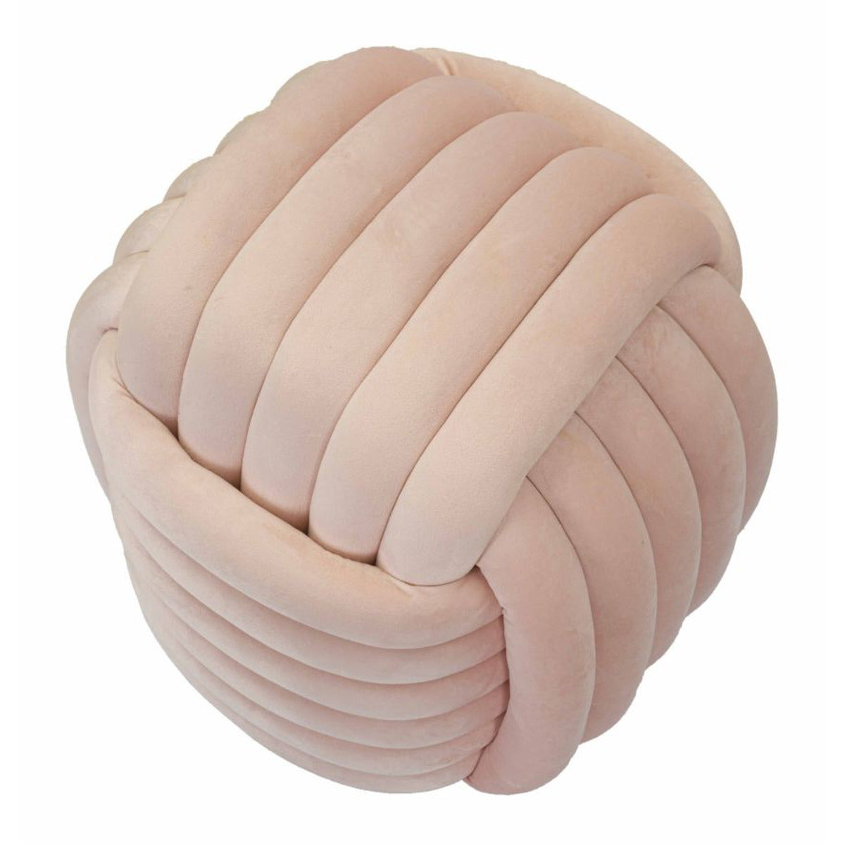 Pouf Gomitolo 5, Rosa, Cotone, 45x45x45 cm, Seven Design
