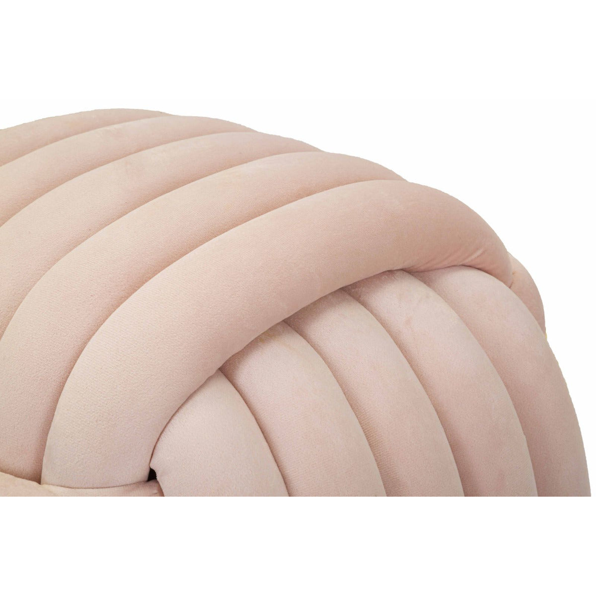 Pouf Gomitolo 5, Rosa, Cotone, 45x45x45 cm, Seven Design