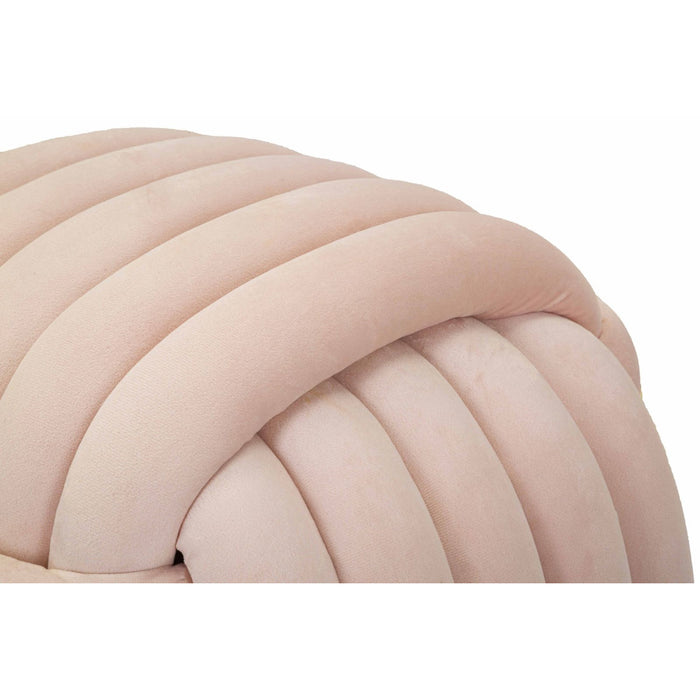 Pouf Gomitolo 5, Rosa, Cotone, 45x45x45 cm, Seven Design