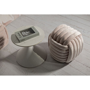 Pouf Gomitolo 5, Rosa, Cotone, 45x45x45 cm, Seven Design