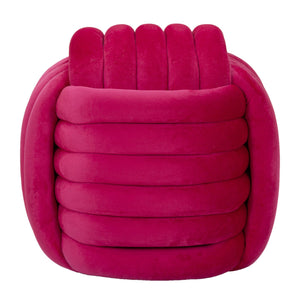 Pouf Gomitolo 7, Rosa, Cotone, 45x45x45 cm, Seven Design