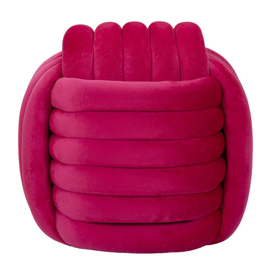 Pouf Gomitolo 7, Rosa, Cotone, 45x45x45 cm, Seven Design