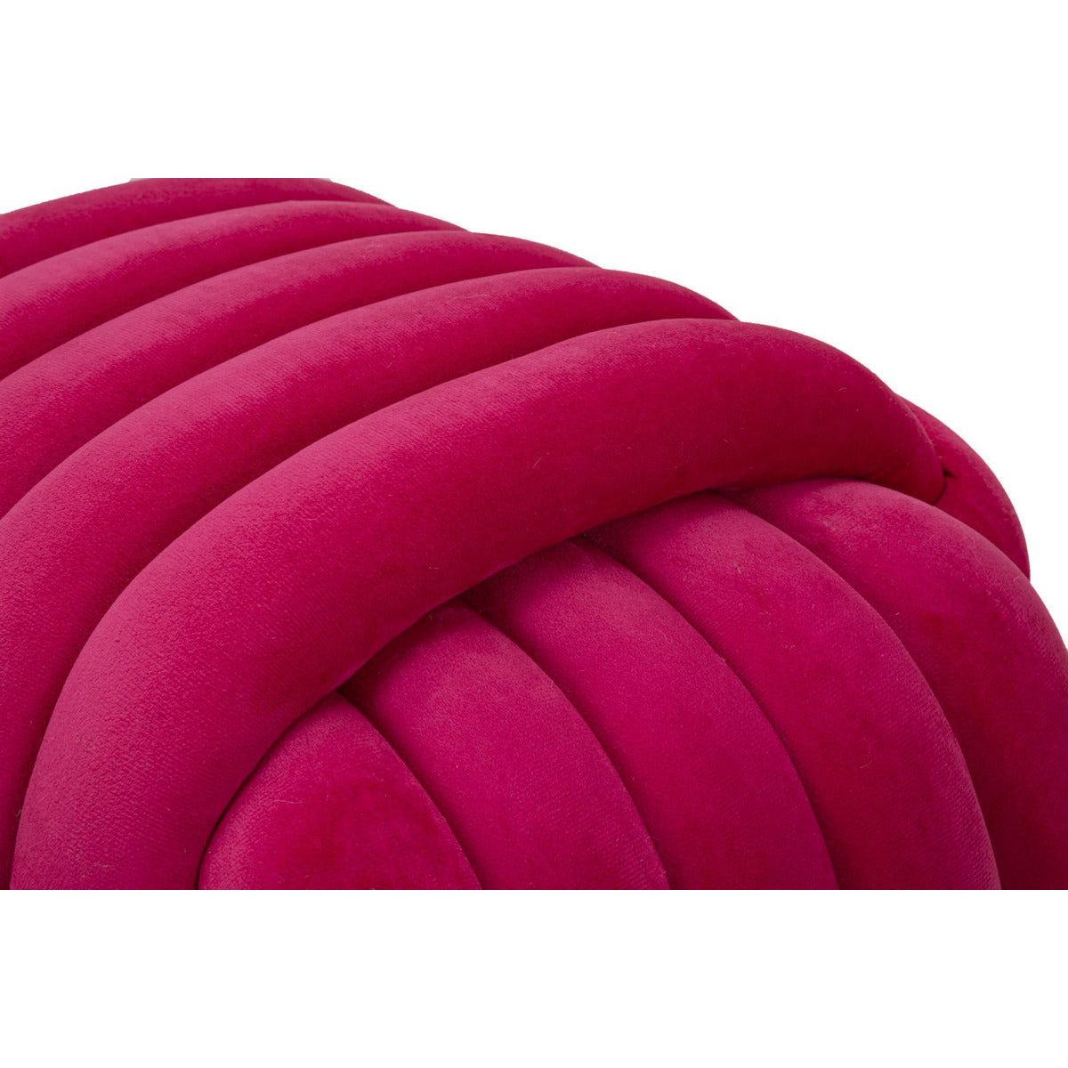 Pouf Gomitolo 7, Rosa, Cotone, 45x45x45 cm, Seven Design