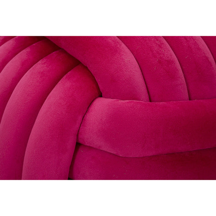 Pouf Gomitolo 7, Rosa, Cotone, 45x45x45 cm, Seven Design