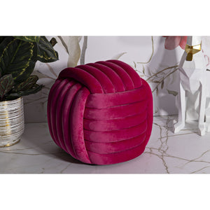 Pouf Gomitolo 7, Rosa, Cotone, 45x45x45 cm, Seven Design