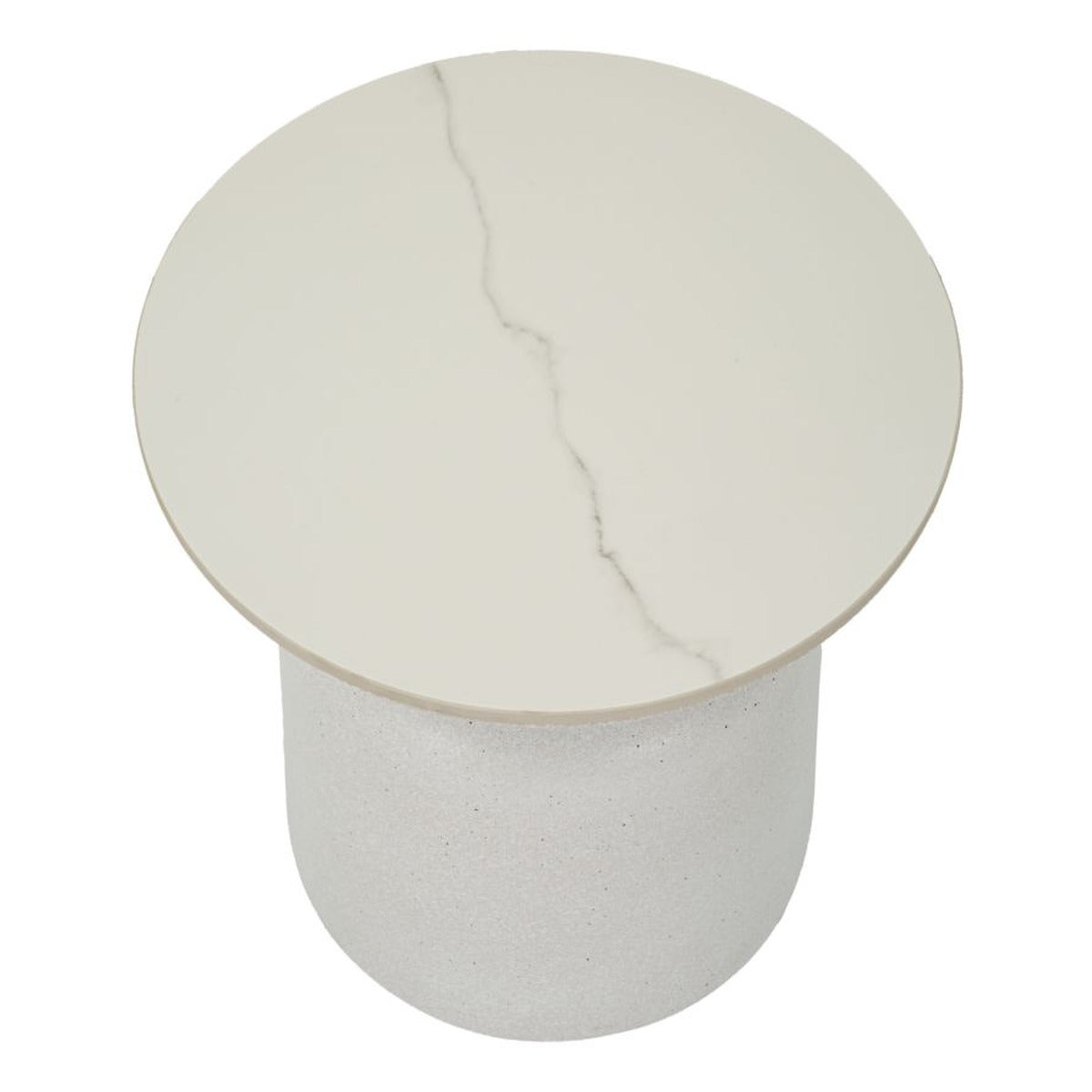 Tavolino MF526, Bianco, Metallo, 40x40x47 cm, Seven Design