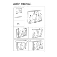 Tavolo Consolle Barche 9, Multicolore, Metallo, 108x37x80 cm, Seven Design