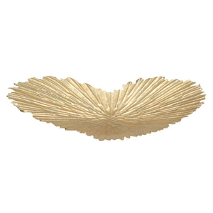 Vassoio Cuore 21, Oro, Metallo, 25x2x29 cm, Seven Design