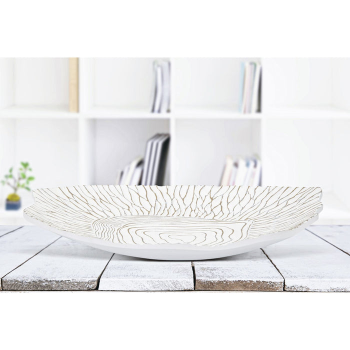 Vassoio MF691, Bianco, Poliresina, 37x34x6 cm, Seven Design
