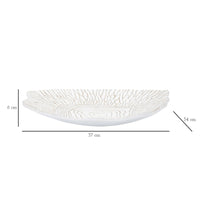 Vassoio MF691, Bianco, Poliresina, 37x34x6 cm, Seven Design