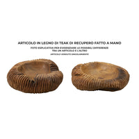 Vassoio Natura 15, Marrone, Legno, 37x40x16 cm, Seven Design